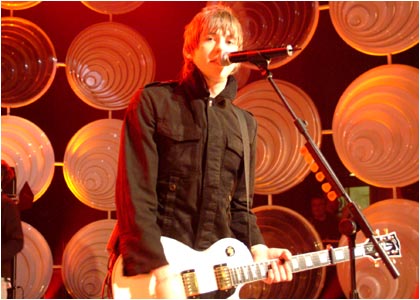 McFly on stage at the R1 / TOTP Christmas Party