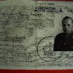 Taduesz Boron -  Allied Military Identity Card