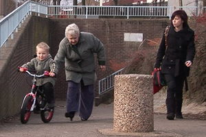 Young mum Vicky, was brought up by her Nan in Northampton and she thinks if it wasn't for her help she may well have ended up in care.  