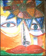 Patrick Allen's Tiffany painting