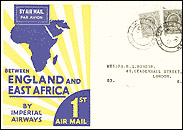 An air mail letter