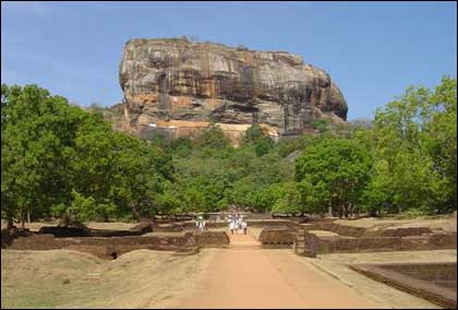 The Rock Fortress at Sigiriya 