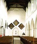 Image of Kirtling parish church's nave