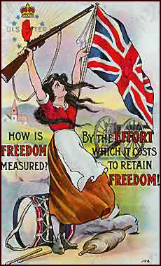 Image of a World War One propaganda postcard