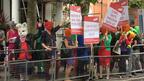 Акция протеста у посольства РФ в Лондоне