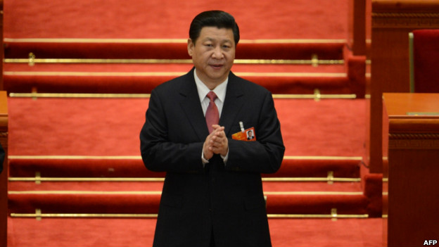 習近平當選中國國家主席兼軍委主席(14/03/2013)