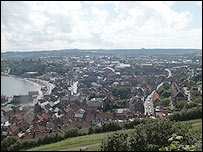 View across Scarborough