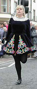 Irish dancer Jenny Hunt