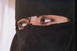 Woman Wearing Burkha