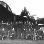 In 1947, the Photographic Section of 82 Squadron, RAF Benson,  with one of our Photographic Reconnaissance Spitfires behind us.