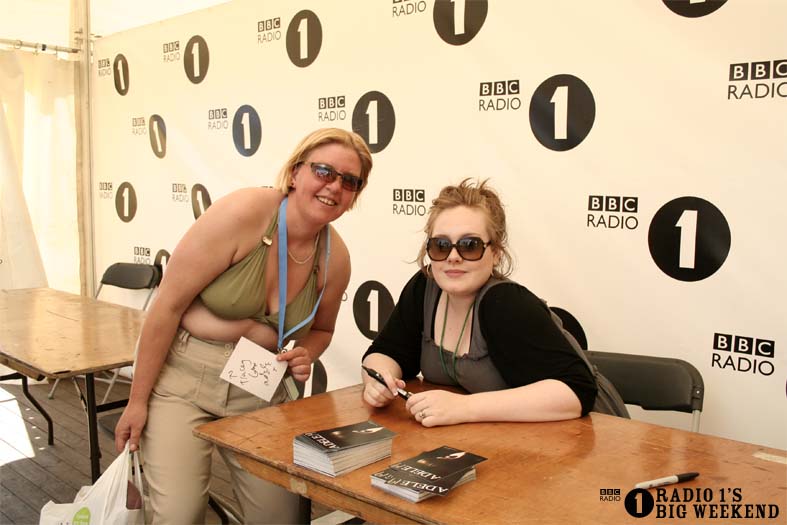 Signing sessions with Adele