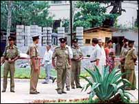 Police in a high court (Library photo)