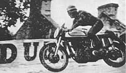 Geoff Duke - a big favourite with NW200 fans in the 1950s