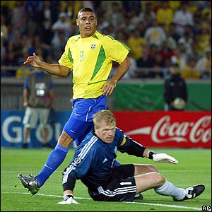 Ronaldo ve Oliver Khan