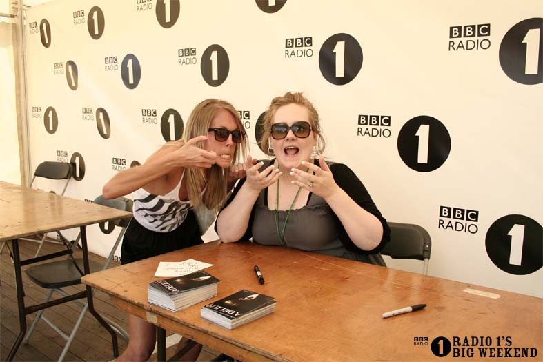 Signing sessions with Adele