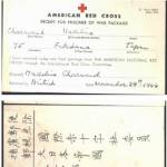 American and Japanese Red Cross Cards American and Japanese Red Cross Cards