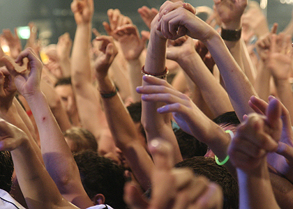 Greg James, Judge Jules and Dave Pearce spend the day at BCM in Magaluf