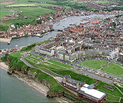 Aerial picture of Whitby