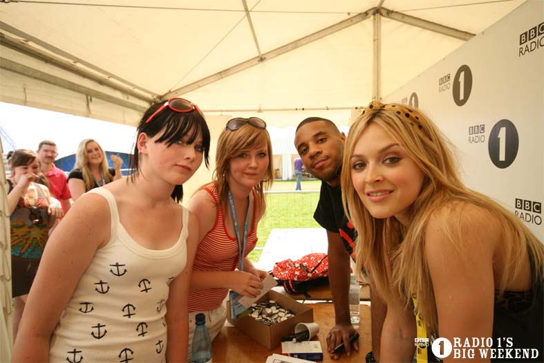 Signing sessions with Fearne and Reggie