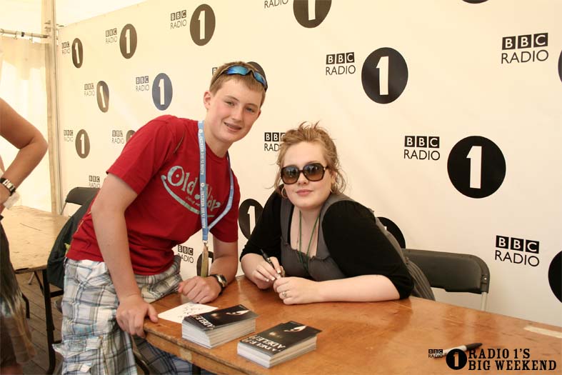 Signing sessions with Adele