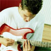 Young man playing guitar