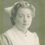 Photograph of Doris Irene Davies (nÃ©e Scourfield)taken when I was a student nurse in 1940.  For photographs of my husband Tom Davies, see the individual stories.