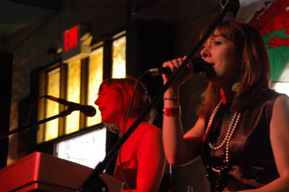 The Hot Puppies open the New Music From Wales party in style.