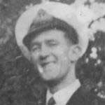 Lieutenant Graham Rouse RNVR, picutred in Hyde Park Lieutenant Graham Rouse RNVR, picutred in Hyde Park