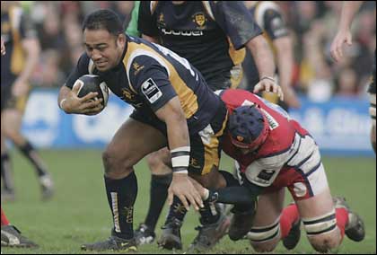 Aisea Havili, Worcester Warriors v Gloucester