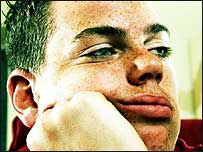 Bored teenager