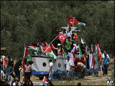 مظاهرات في بلعين بالضفة