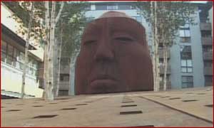 Hitchcock sculpture
