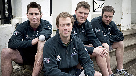 Private Jaco Van Gass, Captain Guy Disney, Segeant Steve Young, Captain Martin Hewitt © Robert Leveritt Photography
