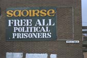 Image of republican slogan demanding release of all political prisoners