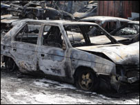 203 Scrapyard fire