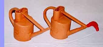 watering cans.