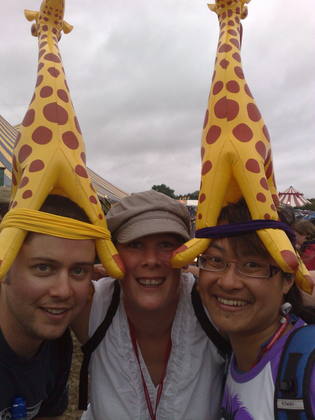 The crowd at Glastonbury