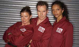 The F Team - Vicki Edgson,  John Marsden and Efua Baker