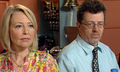 Meic and Anita from Pobol y Cwm