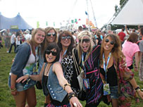 Sophie and friends at Global Gathering