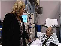 Patient in hospital