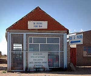 A telephone shop