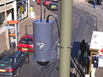 mobile cctv camera on lamp post in Croydon