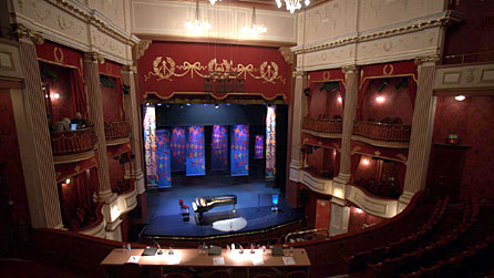 Inside the New Theatre, Cardiff, for recital one in the Song Prize, BBC Cardiff Singer of the World 2011. Photo © Brian Tarr