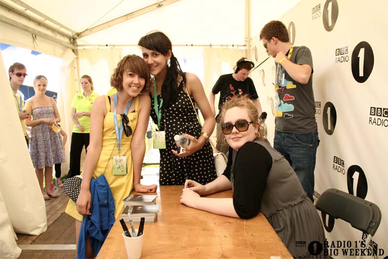 Signing sessions with Adele