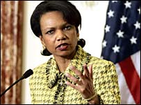 ABD Dışişleri Bakanı Condoleezza Rice