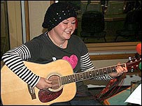Guitarist Hailey Strangelove