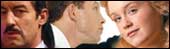 Boysie, Lee Evans and Scarlett Johnson