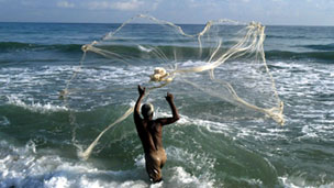 Fishermen in Sri Lanka