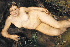 Image: A Nymph by a Stream, Copyright 2000, The National Gallery, London
